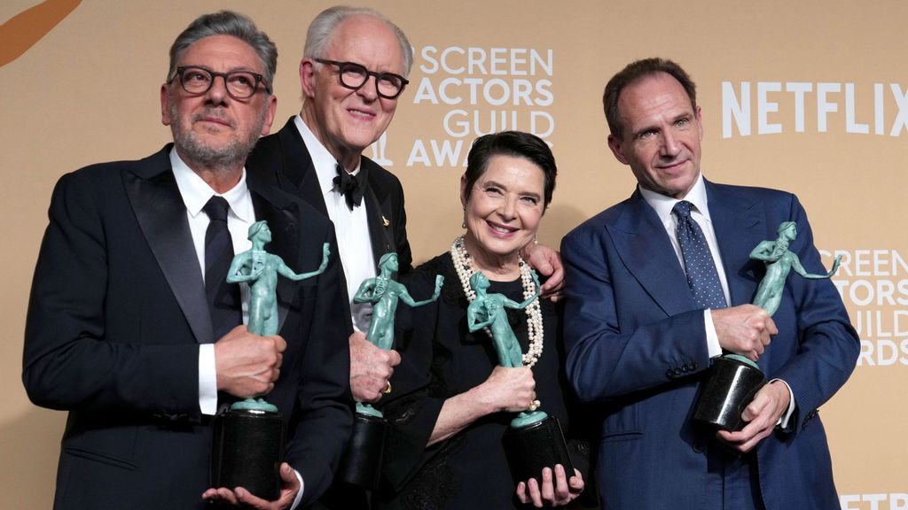 Sergio Castellitto, John Lithgow, Isabella Rossellini y Ralph Fiennes