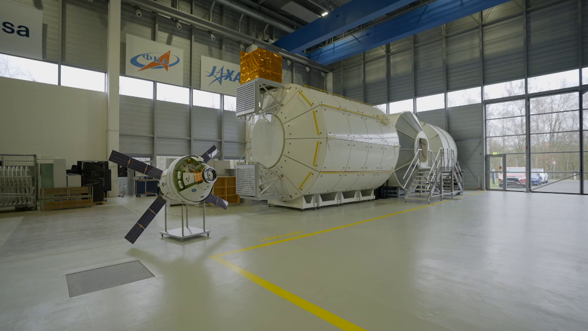 Una réplica de la Estación Espacial