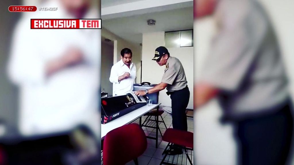 Exclusiva ‘TEM’ | las imágenes del interrogatorio policial a Segundo Valle, el presunto okupa de Ábalos en Perú