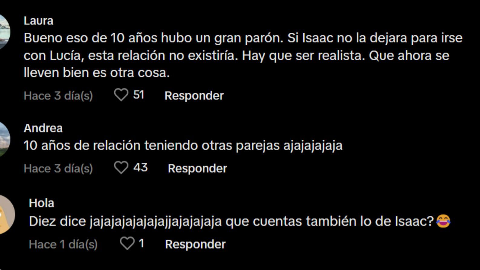 Comentarios en la publicación de José Luis García