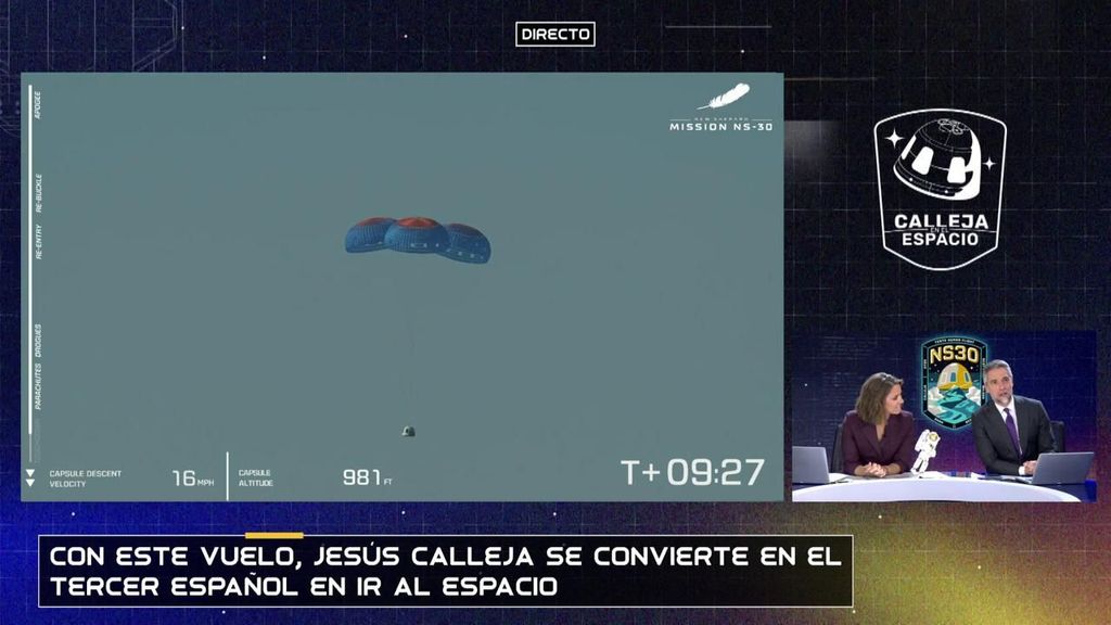 Desciende la cápsula