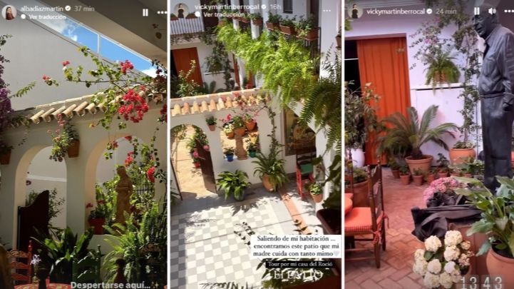 Los patios no pueden ser más coloridos