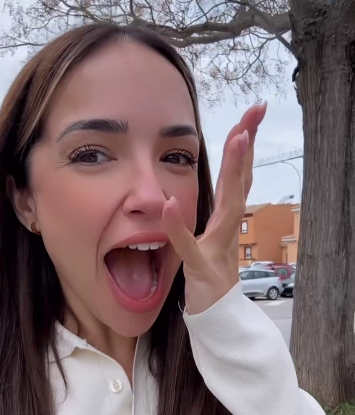 Lucía Sánchez celebra la importnte noticia que ha recibido