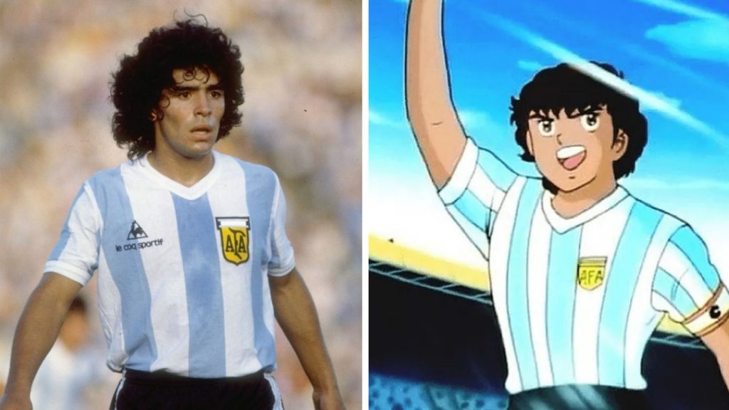 Oliver Atom era Maradona