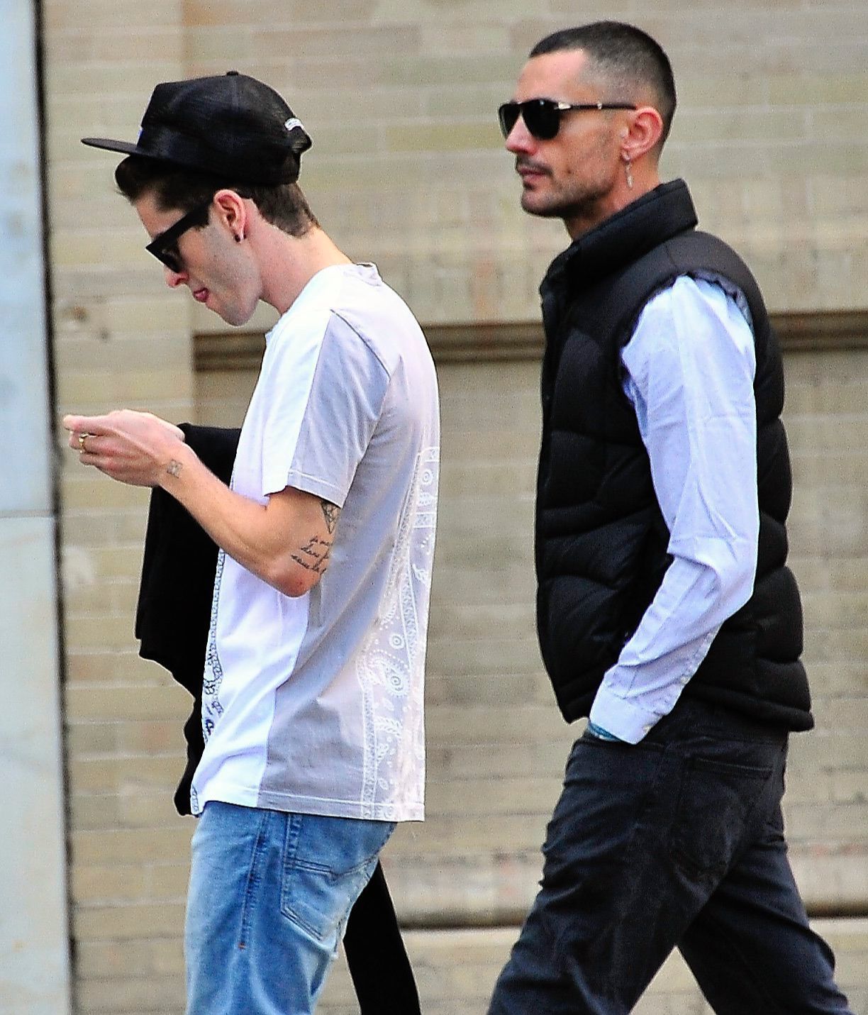 Pelayo Díaz y David Delfín, imagen de 2012