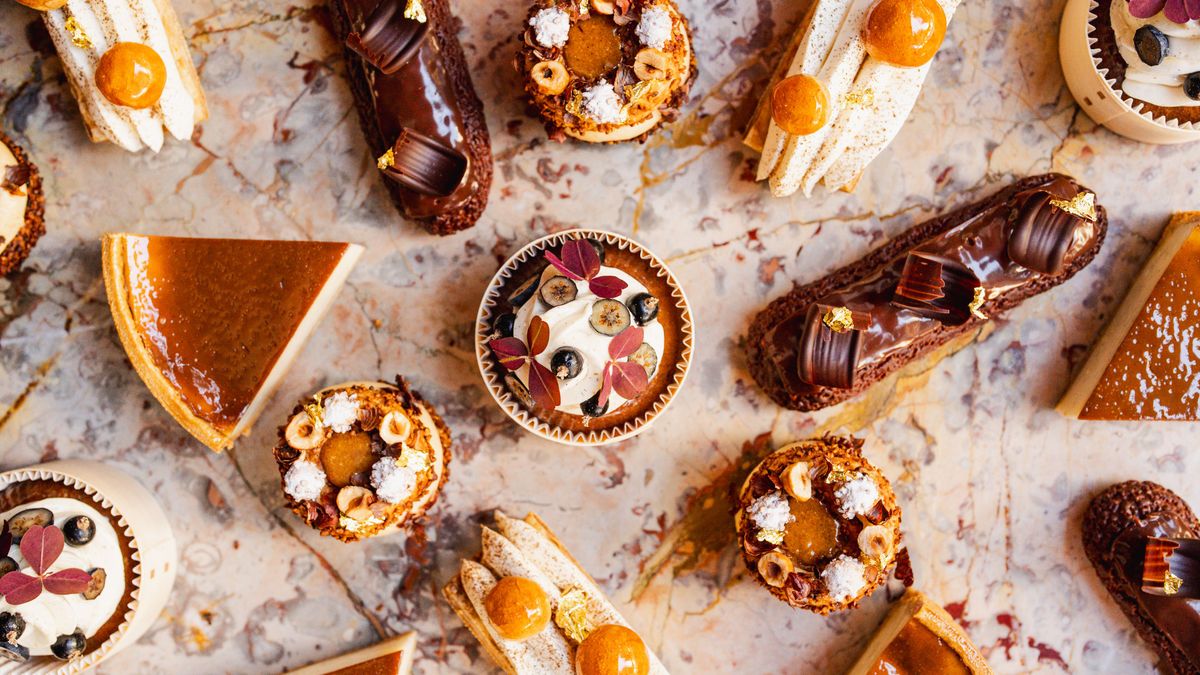 Postres de Fabien Emery en Brach Madrid.