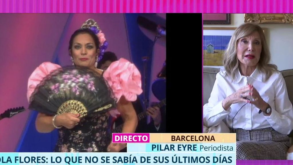 Pilar Eyre destapa un momento íntimo con Lola Flores años antes de morir: "Cada vez que lo recuerdo me entran escalofríos"