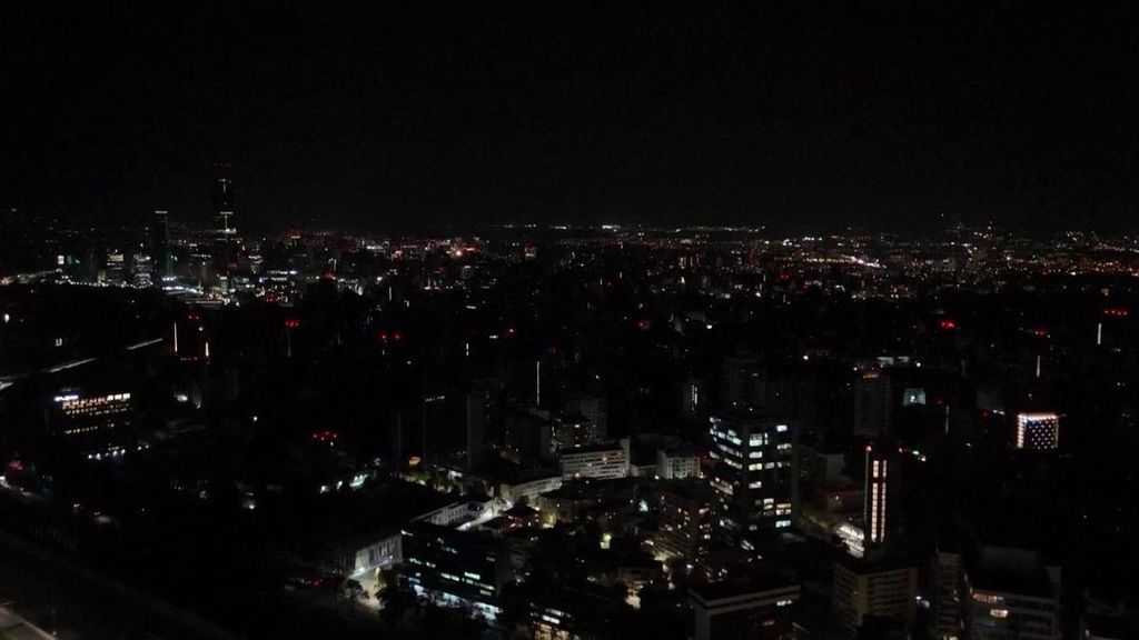 Chile sufre un apagón masivo.