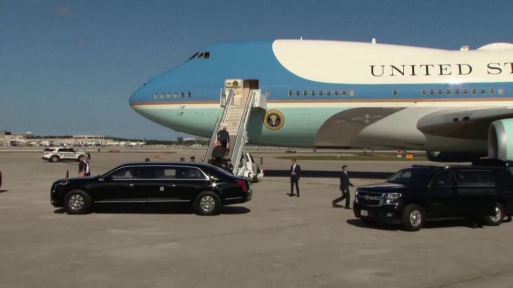 El avión presidencial de Estados Unidos, el Air Force One.