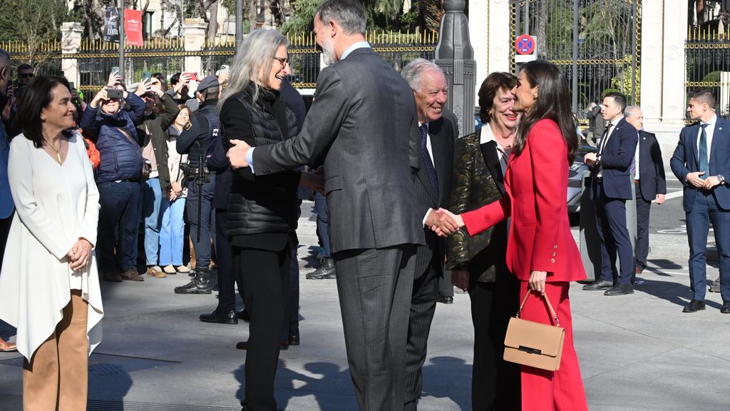 Los reyes, saludando a la fotógrafa