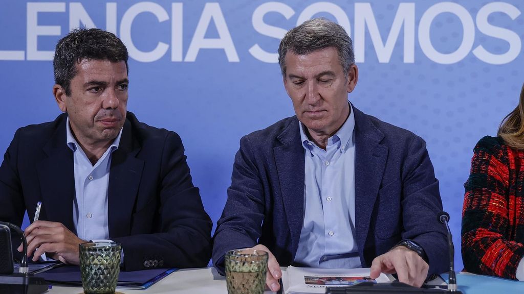 Mazón junto a Núñez Feijóo