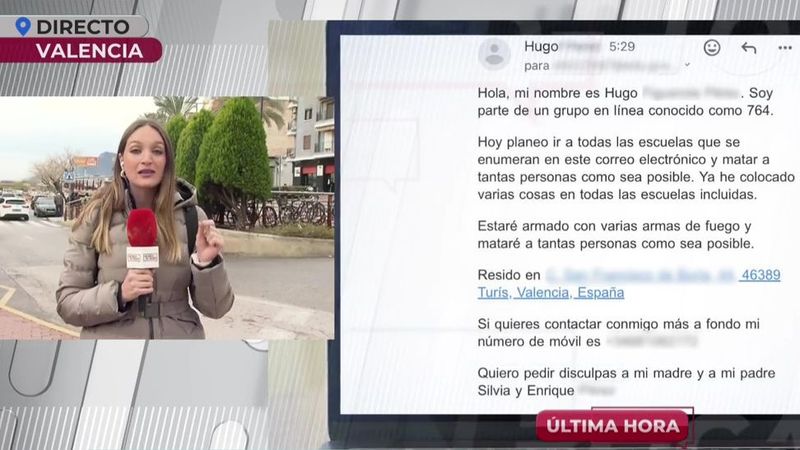 Detenido el autor de las amenazas de bomba a colegios de Valencia