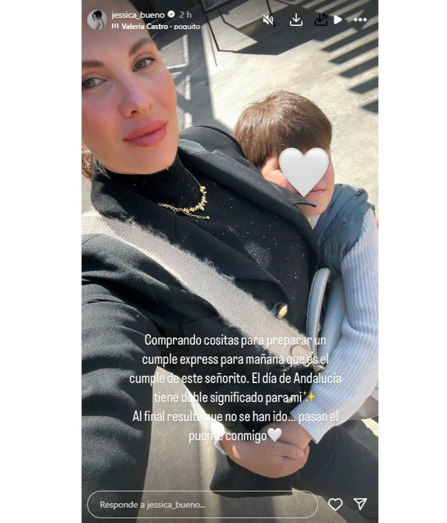 Jessica Bueno ha anunciado un cambio de planes que afecta a sus hijos