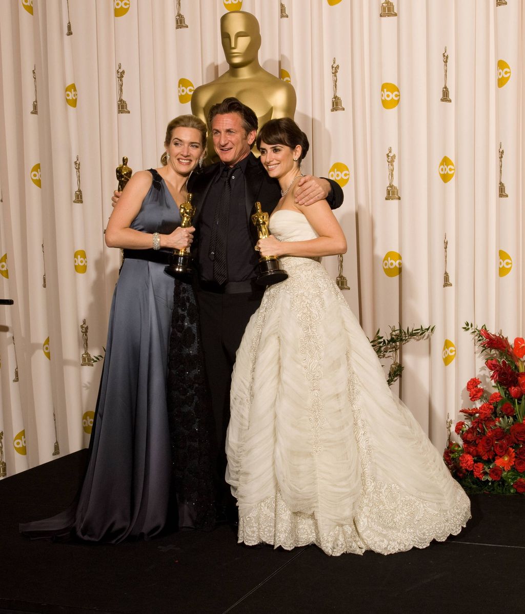 Kate Winslet, Sean Penn y Penélope Cruz, en los Oscar 2009