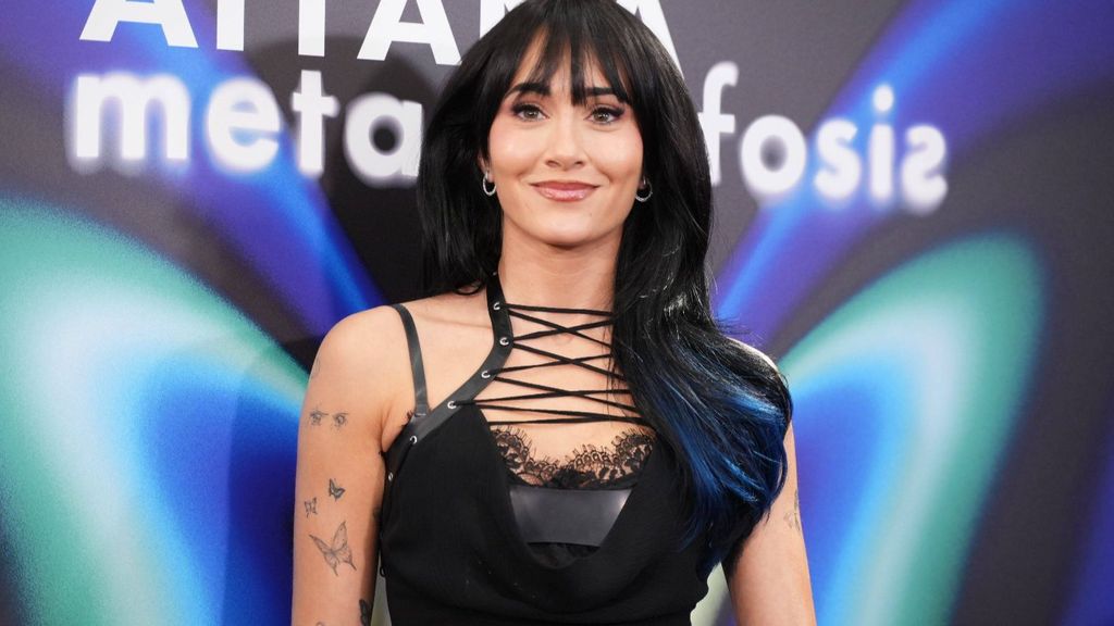 La cantante Aitana, en la presentación de su documental