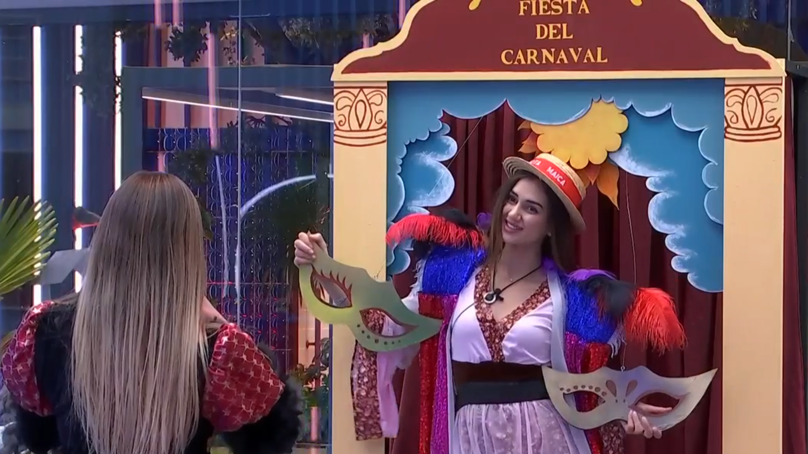 Maica en el photocall