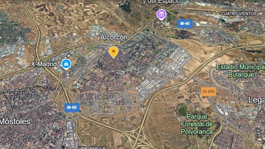 Mapa de Alcorcón