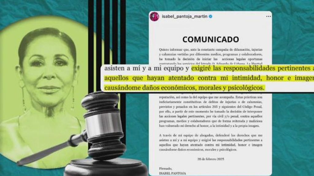 Los motivos reales que han llevado a Isabel Pantoja a emprender acciones legales: "Es cosa de Agustín"
