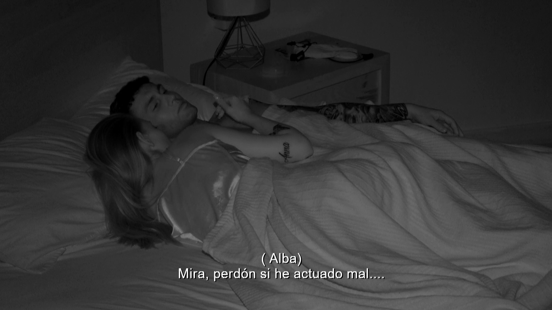 Alba y Borja duermen juntos