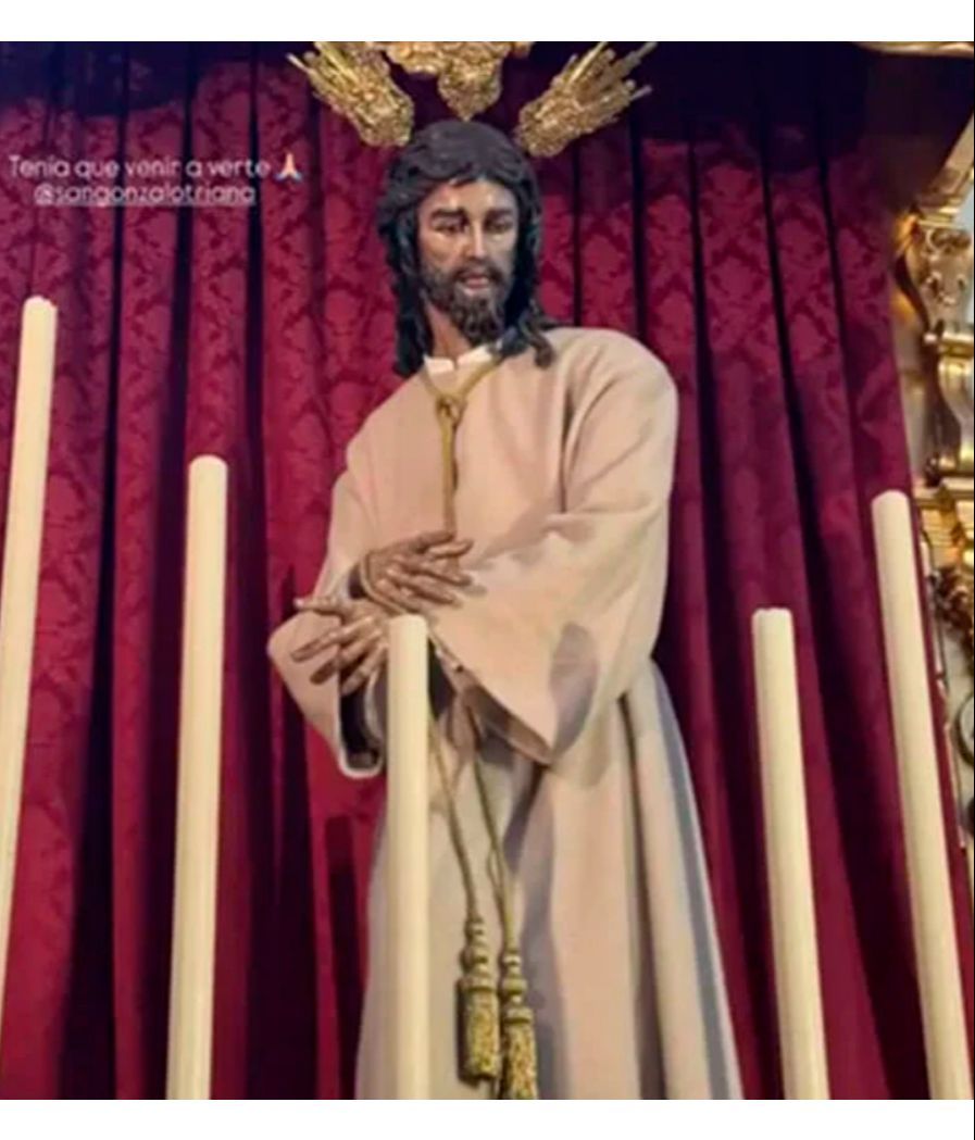 Anabel Pantoja ha visitado a Jesús 'El Cautivo' en Sevilla