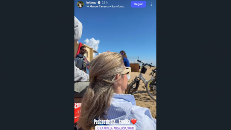 Luitingo supera la ruptura junto a su familia