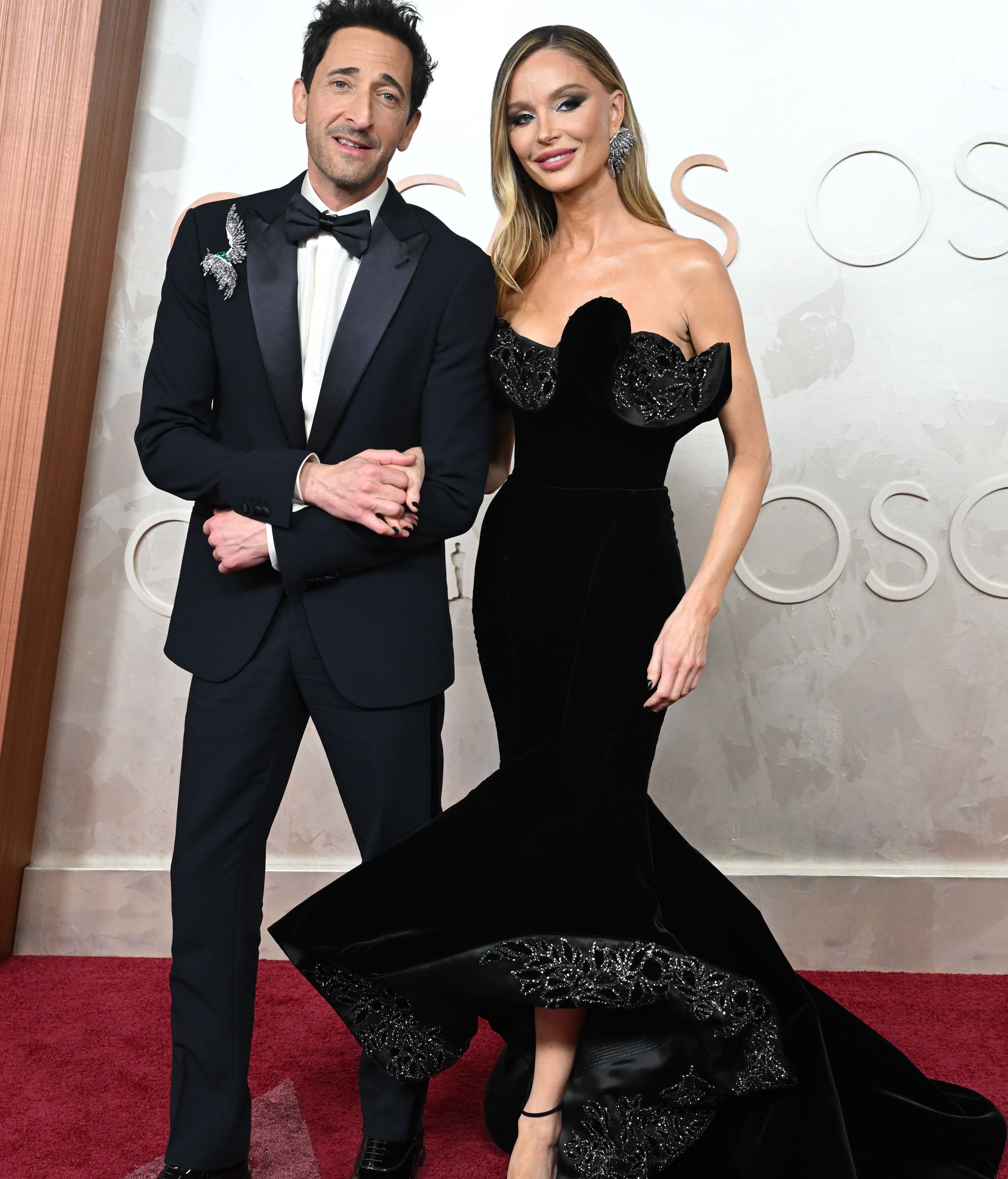 Adrien Brody y Georgina Chapman