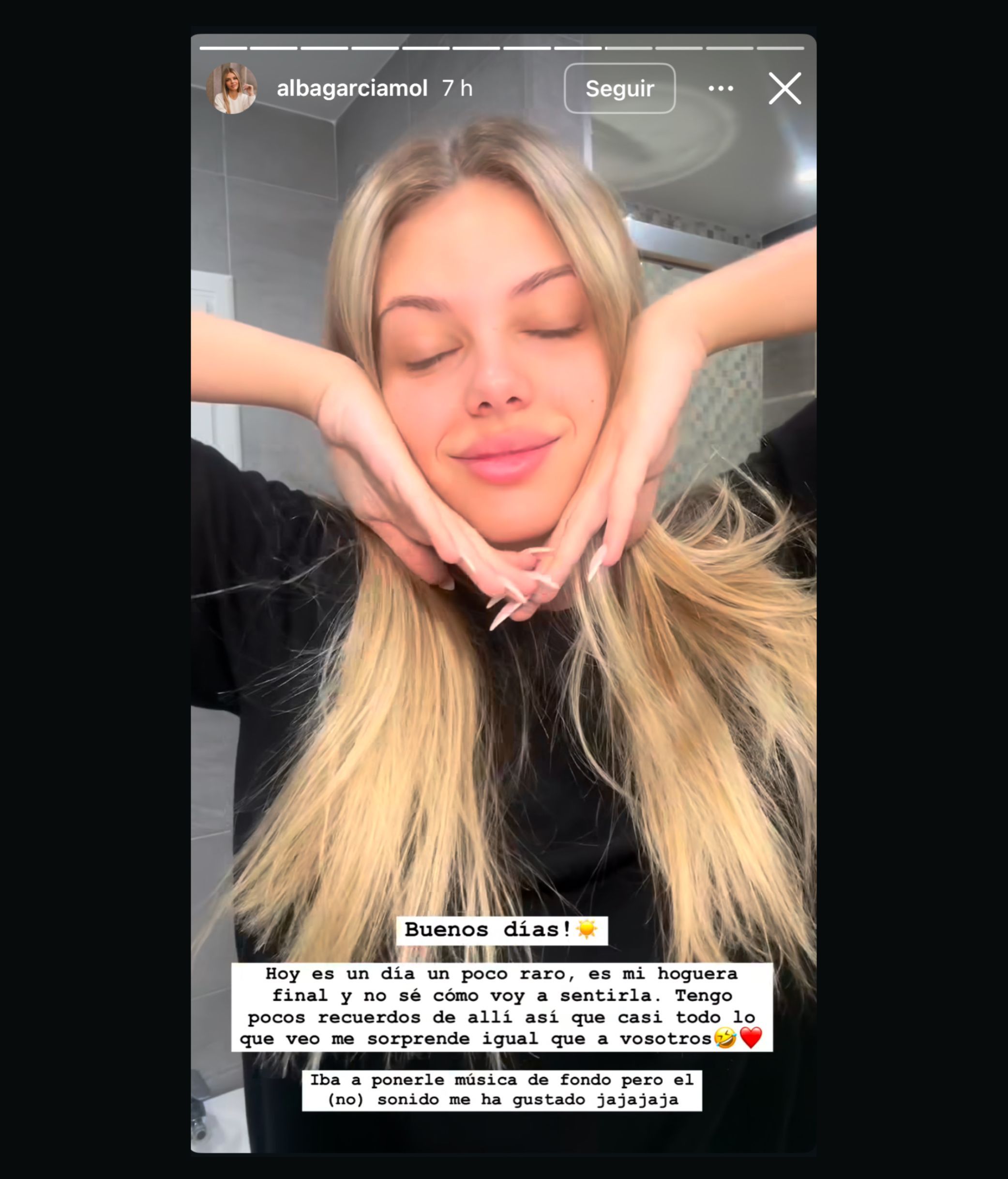 Alba García en Instagram