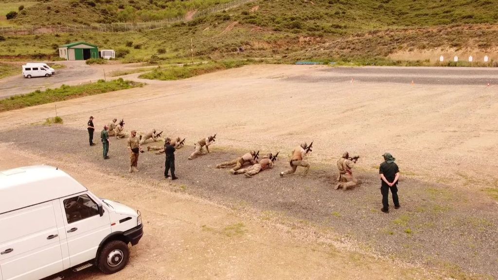 Cuerpos de élite de la Guardia Civil entrenan a soldados del Ejército ucraniano