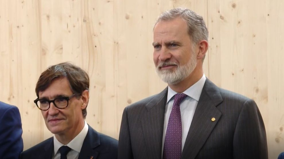El rey Felipe VI es recibido en el MWC