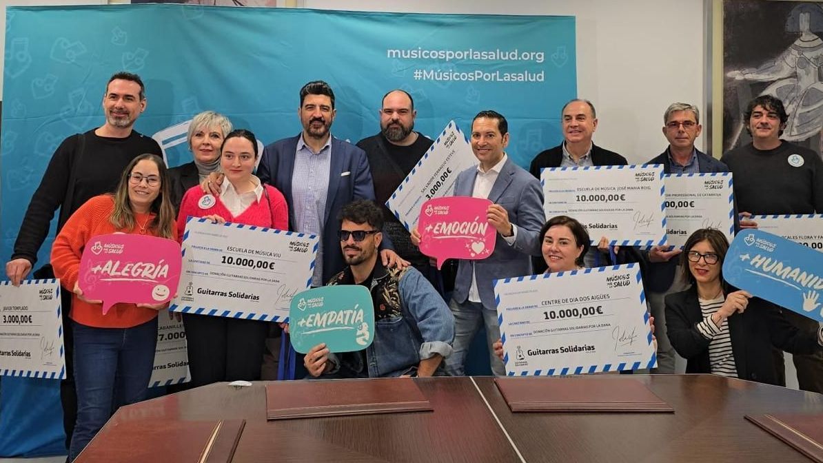 Los centros y escuelas de música han recibido los fondos recaudados este lunes