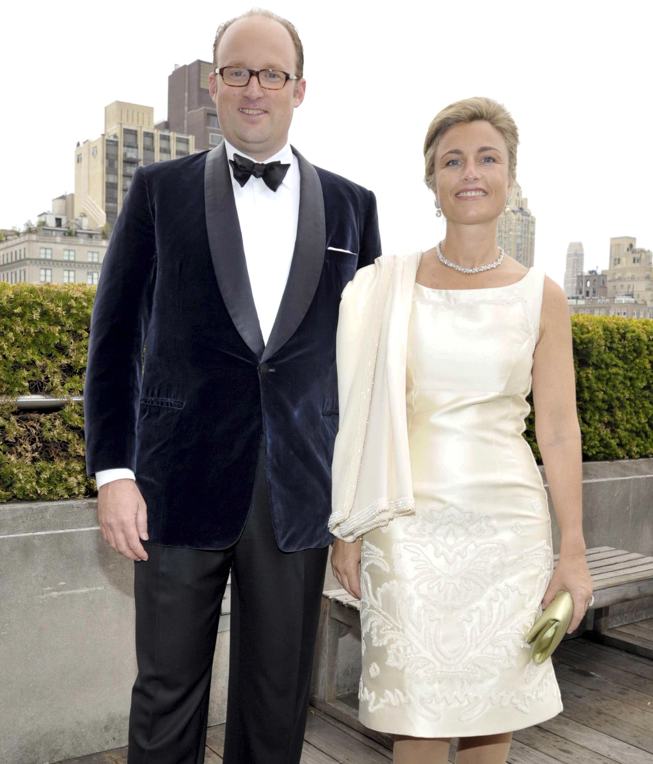 Robert de Luxemburgo y su mujer, Julie
