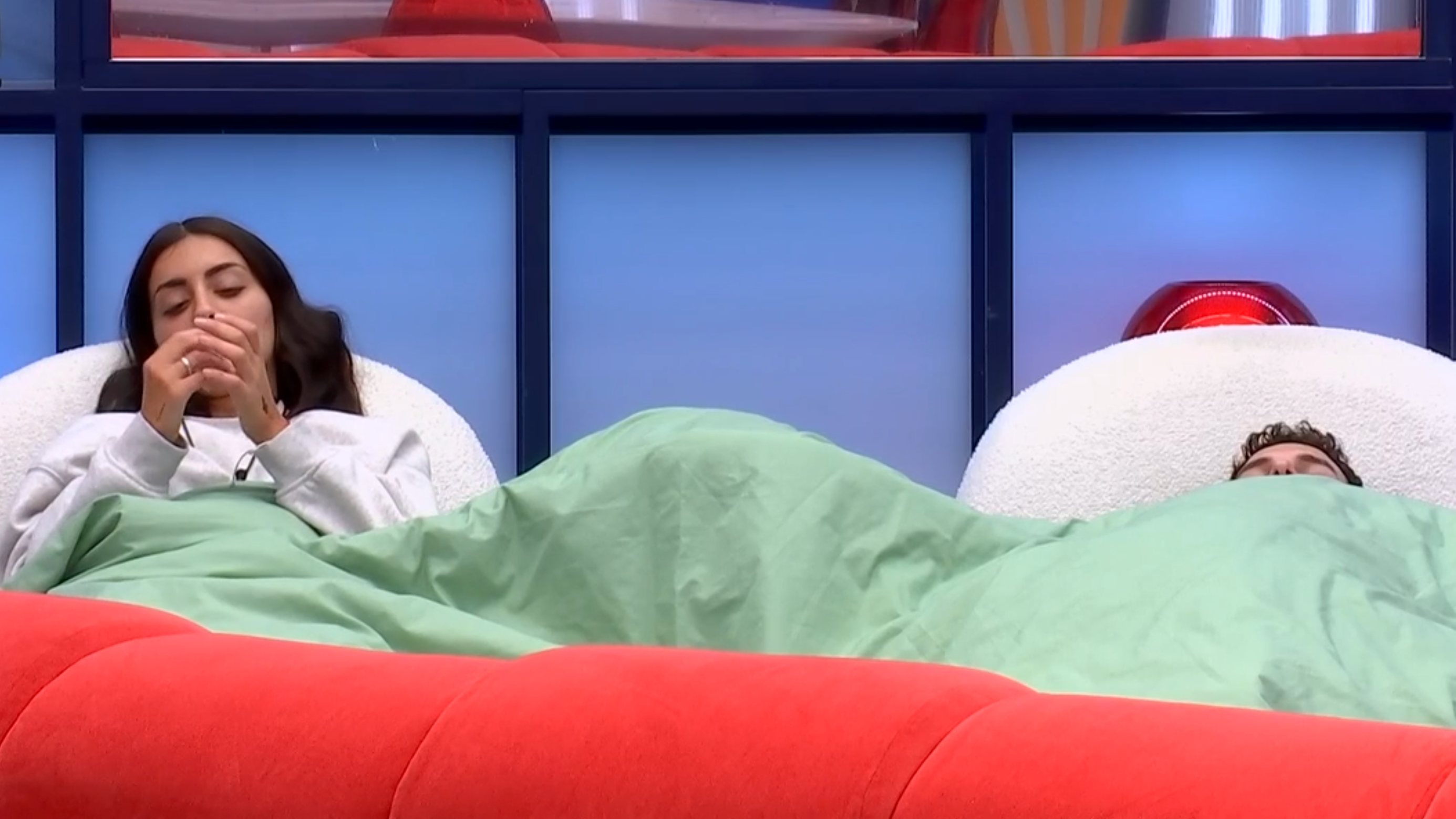 Sergio y Marieta en el salón