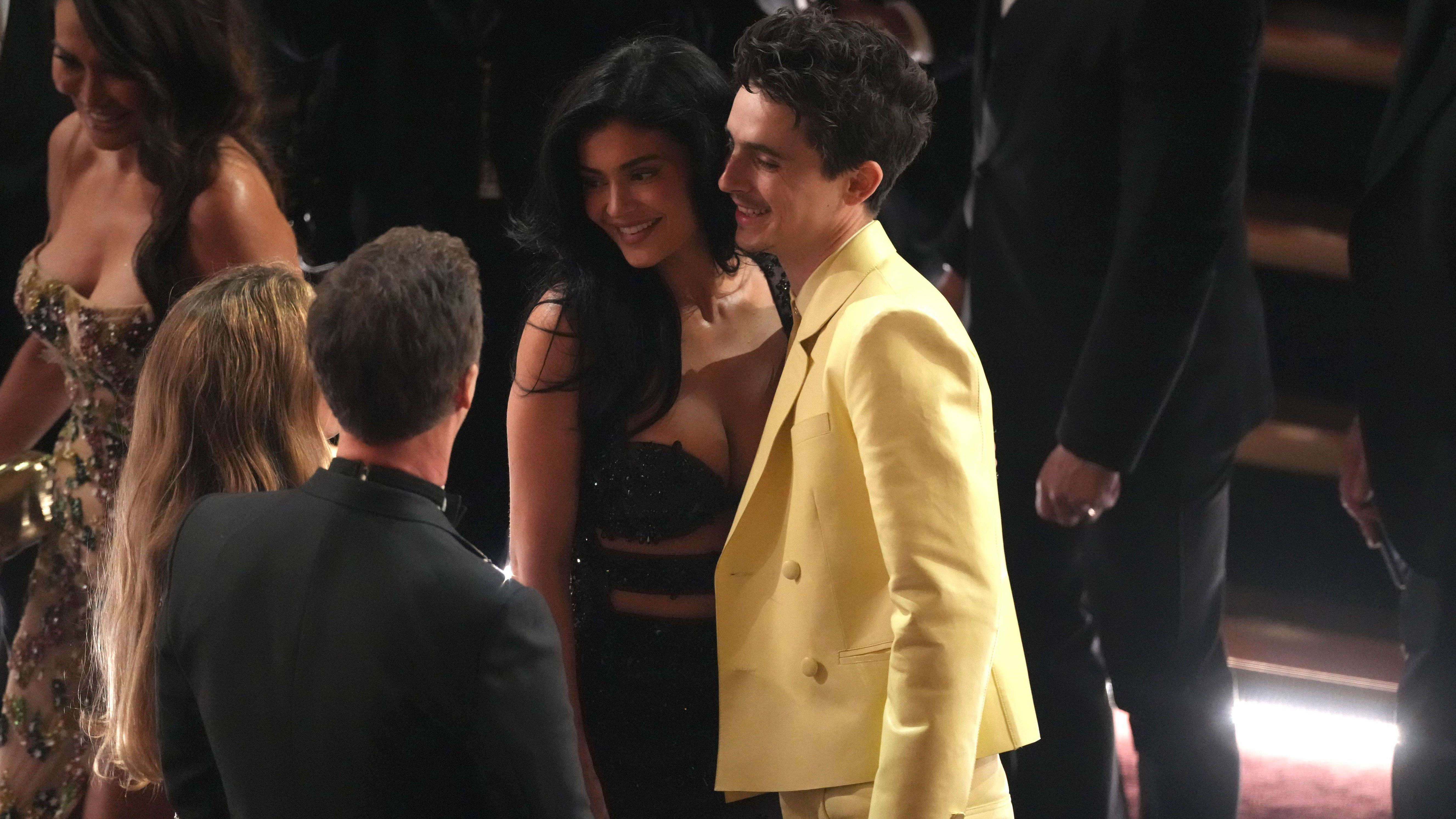 Timothée Chalamet y Kylie Jenner.