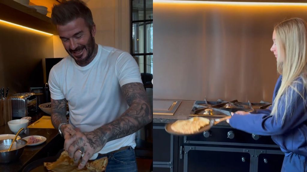 Da la vuelta a las tortitas como David Beckham y su hija Harper para celebrar el ‘Pancake Day’
