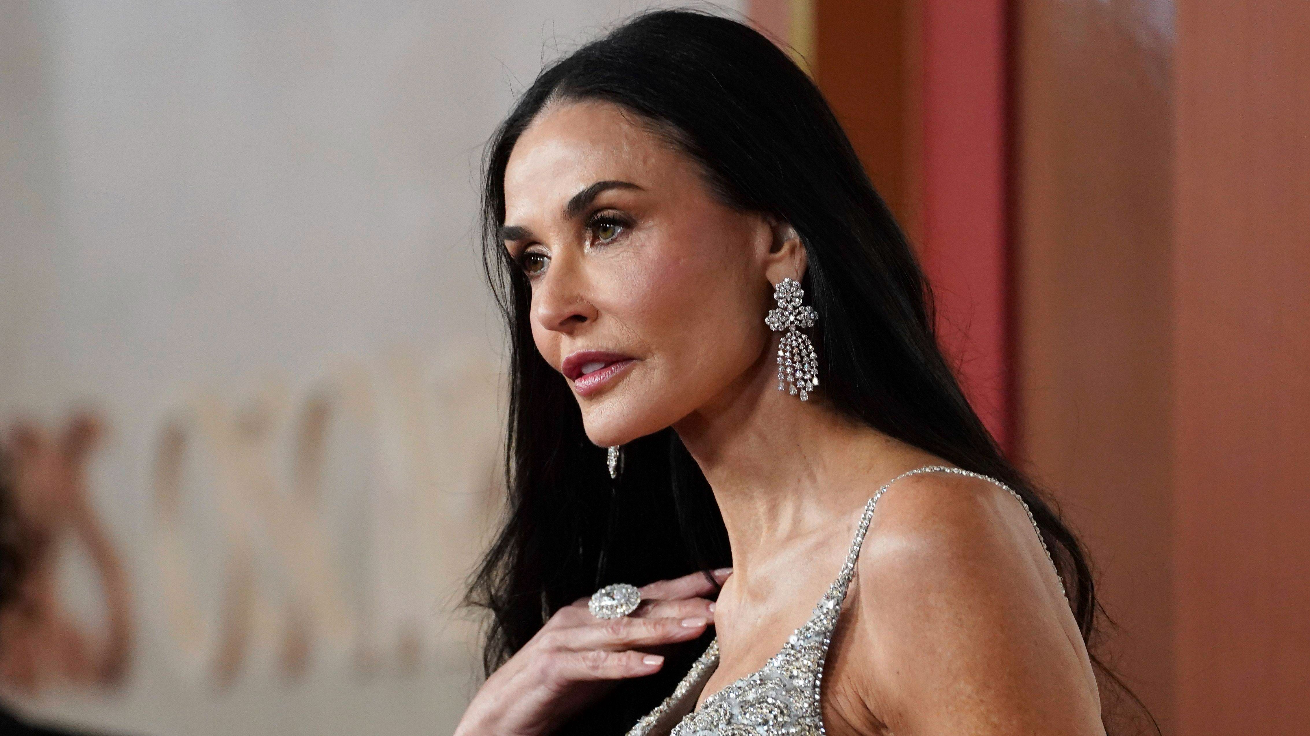 Demi Moore en los Oscar.