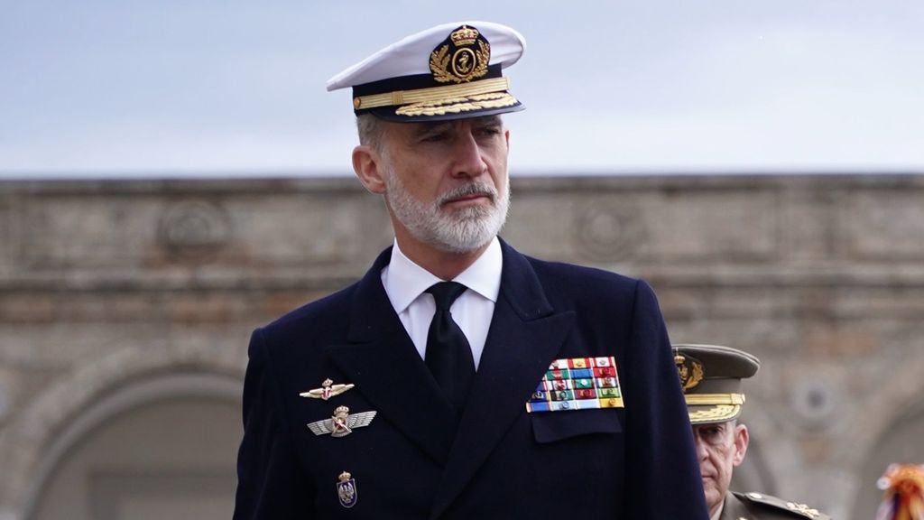 El rey Felipe el pasado mes de febrero.