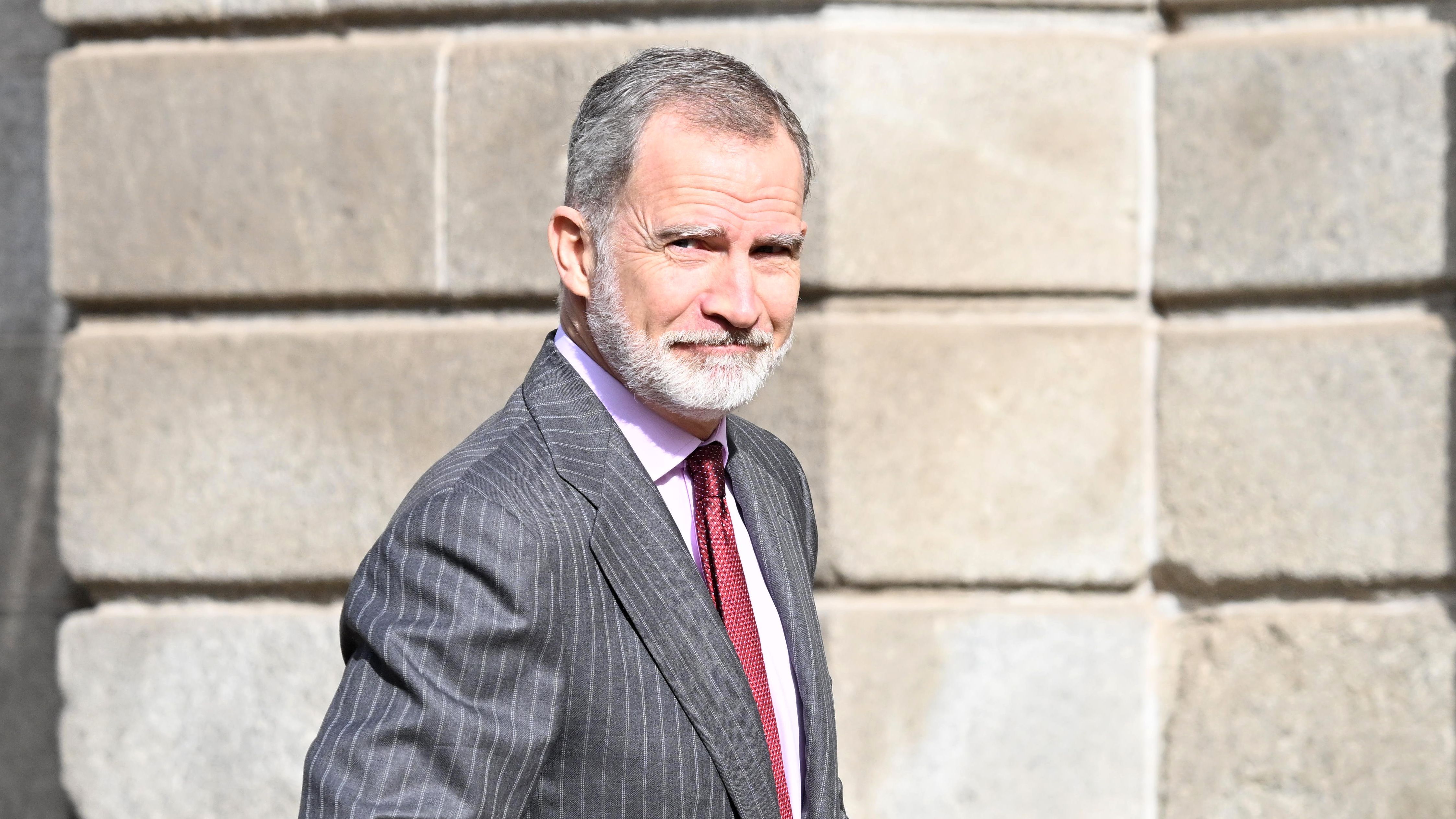 El rey Felipe el pasado mes de febrero.