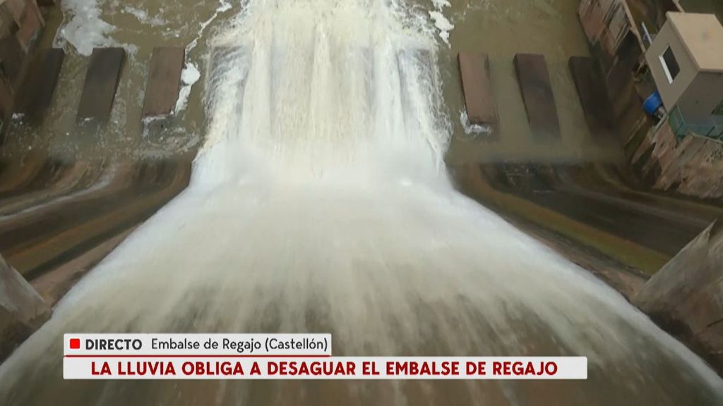 Las fuertes lluvias en Castellón obligan a desaguar varios embalses