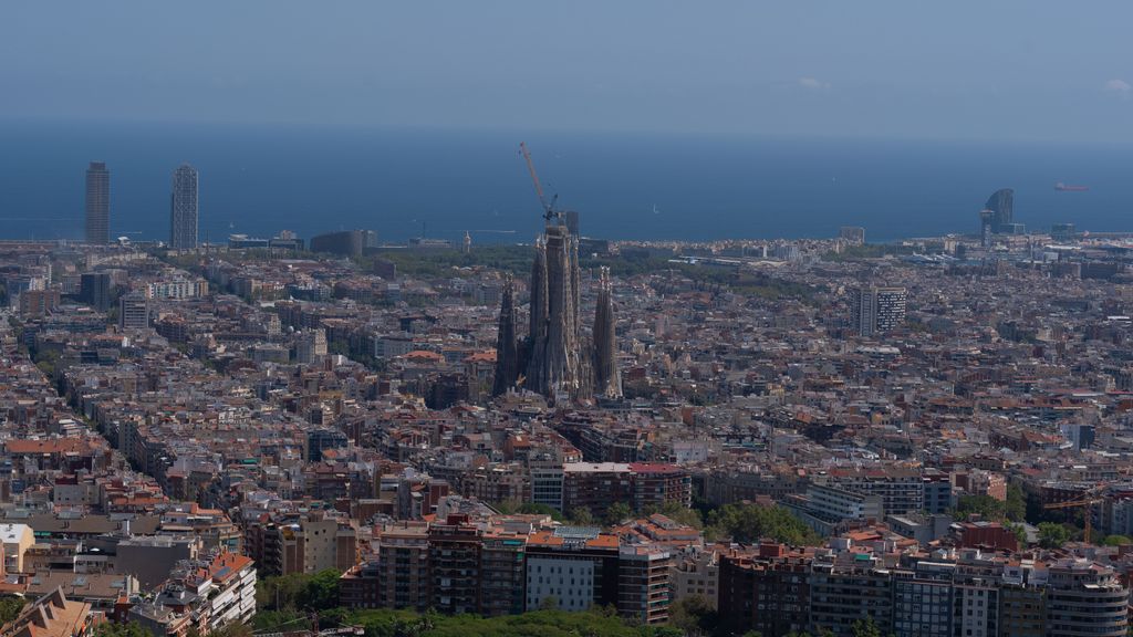 Vista panorámica de Barcelona