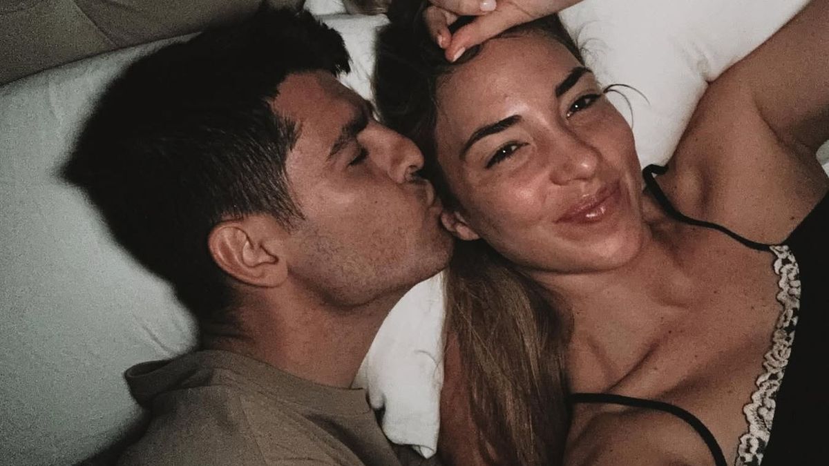 Álvaro Morata y Alice Campello, en una imagen de sus redes sociales