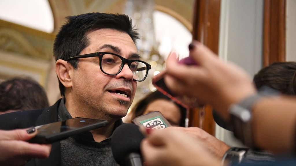El secretario primero de la Mesa del Congreso, Gerardo Pisarello.