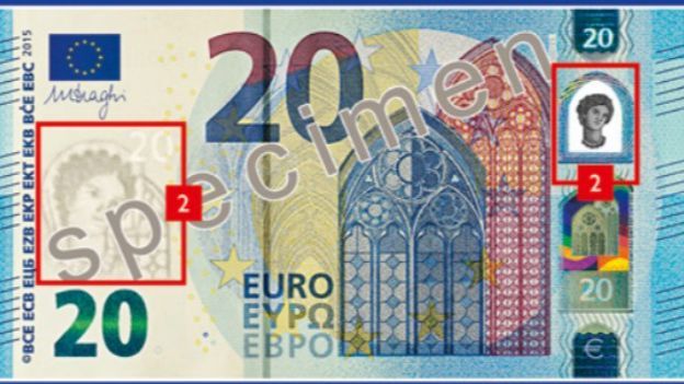 Imagen difundida por la Policía Local de Íllora para evitar la circulación de billetes falsos