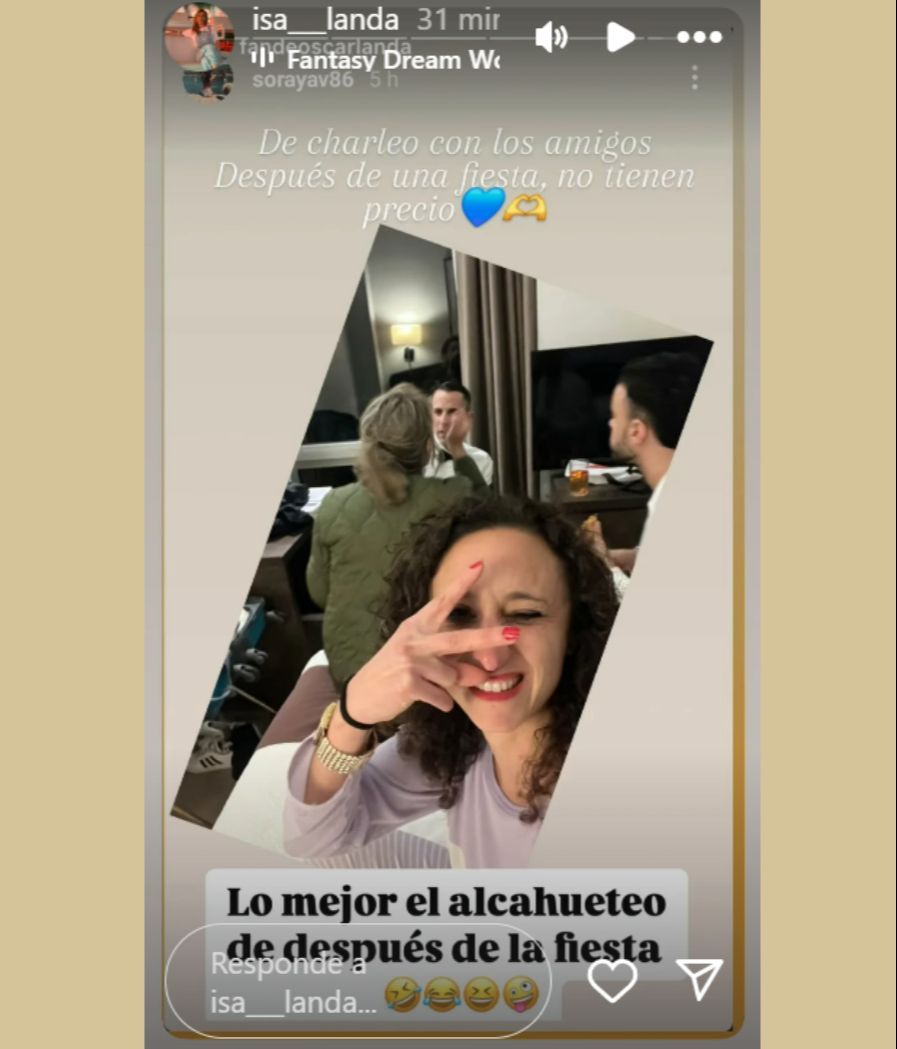 Isa Landa estuvo en el hotel con Óscar y Ruvens tras la final de 'GH DÚO'