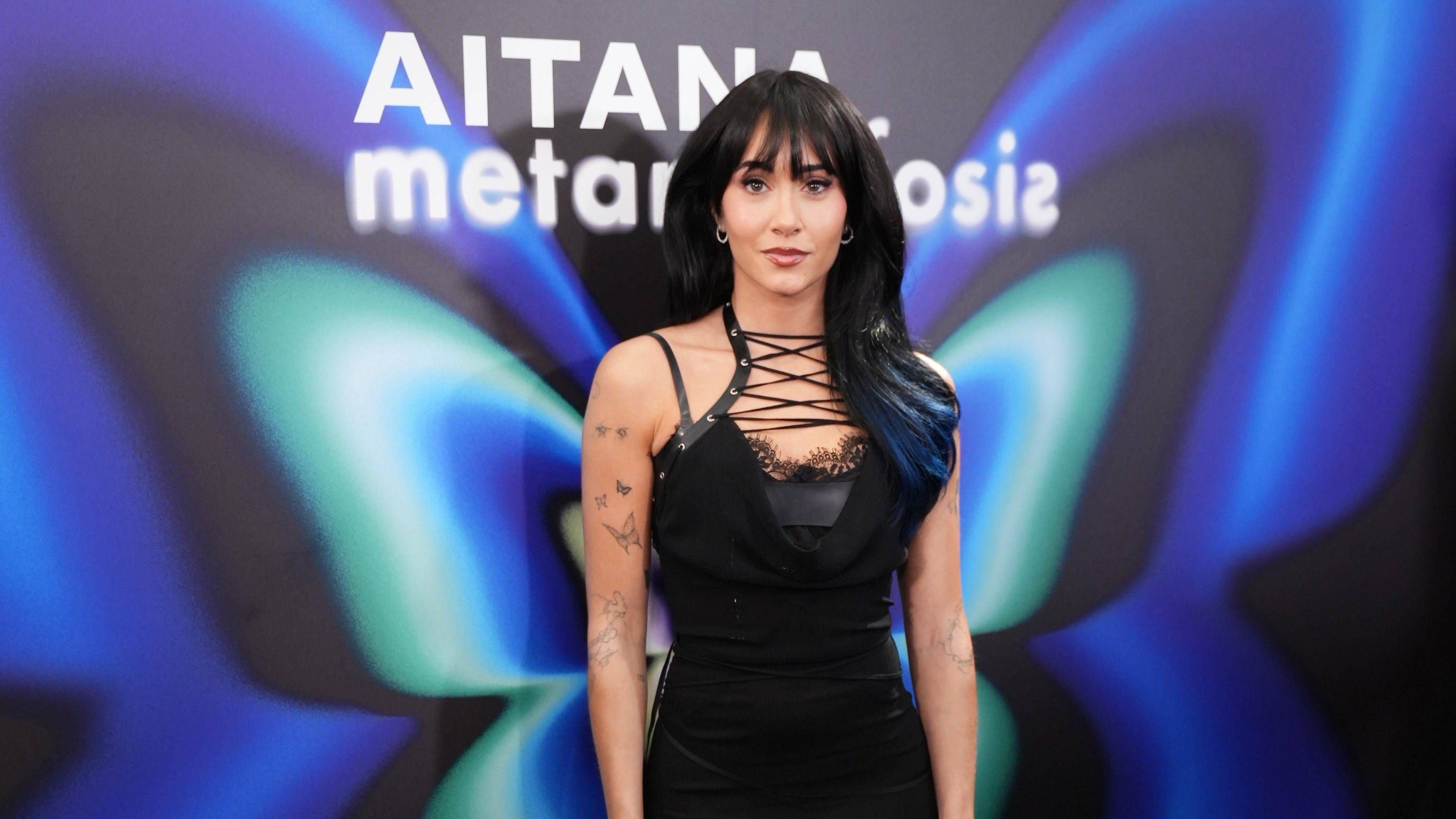 Aitana en la premiere de su documental.