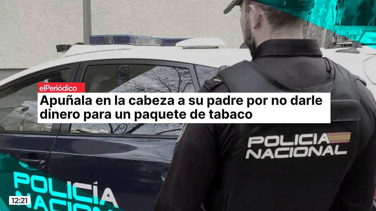 Apuñala a su padre en la cabeza por un paquete de tabaco