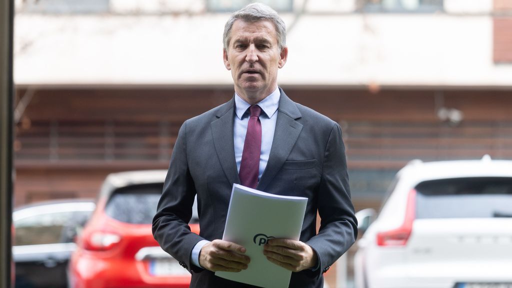 El líder del PP, Alberto Núñez Feijóo