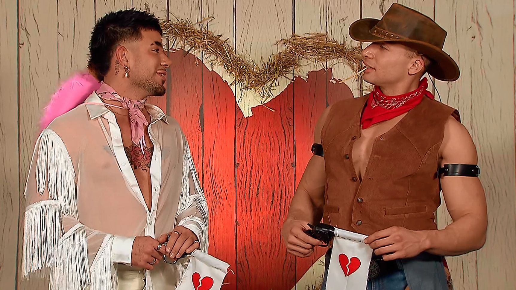 Félix y David en el duelo final de 'First Dates: Especial Cine'