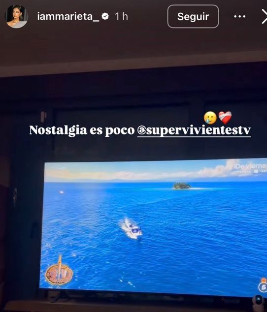 Marieta, "nostálgica" al ver el comienzo de 'Supervivientes 2025'