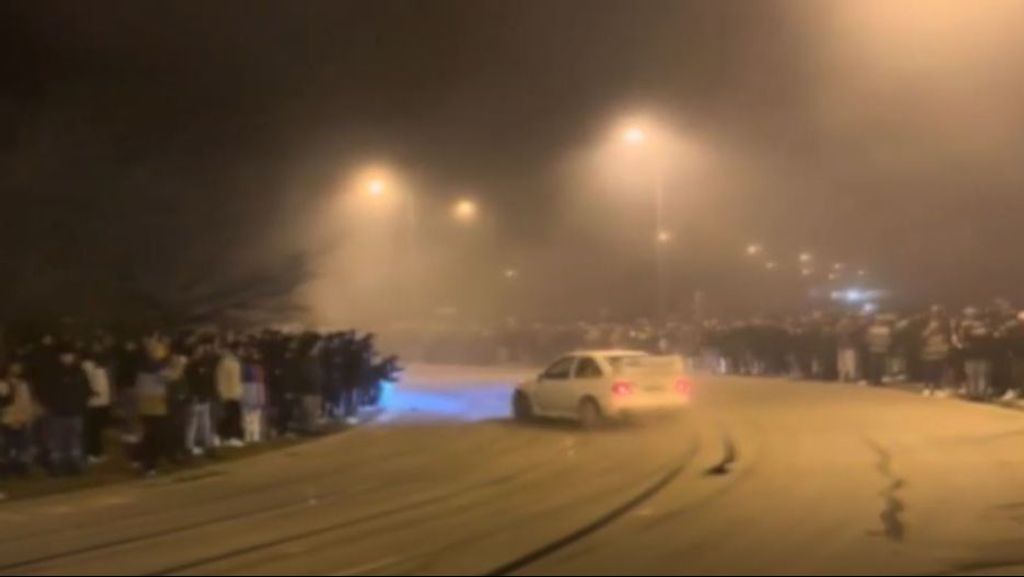 Multitudinaria carrera ilegal de vehículos en La Rioja