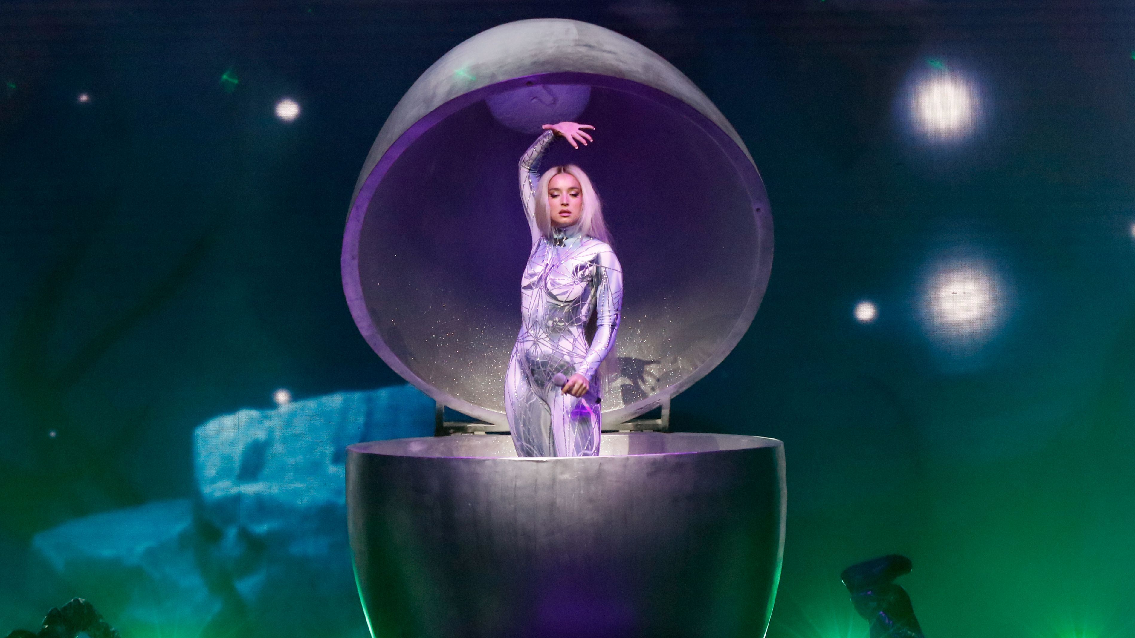 Lola Índigo en uno de sus conciertos.